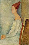 Amedeo Modigliani Portrait de Jeanne Hebuterne painting